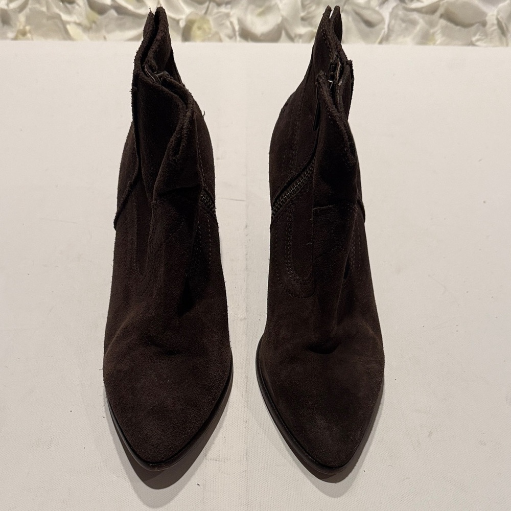 Frye Dark Brown Women's Ankle Booties